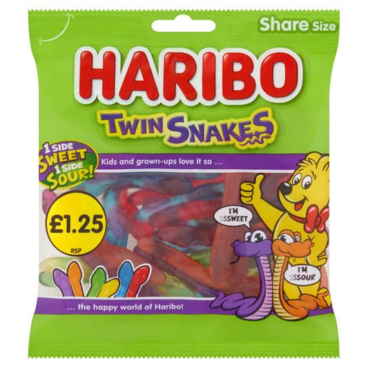 Haribo Twin Snakes (140g × 12 × 1)