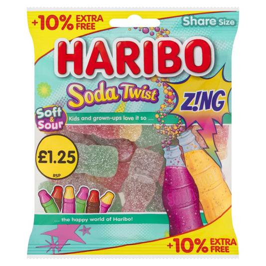 HARIBO Soda Twist Zing (5176g × 12 × 1)