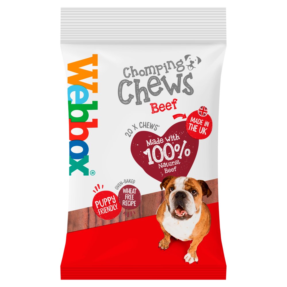 Webbox 20 Chomping Chews Beef (200g × 10 × 1)