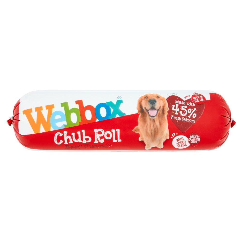 Webbox Chub Roll Beef Flavour 1-7 Years (720g × 15 × 1)