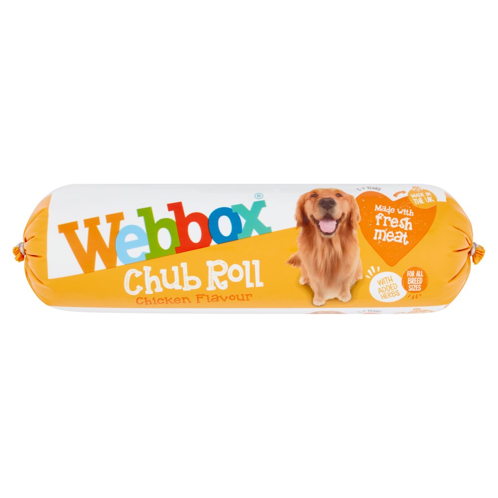 Webbox Chub Roll Chicken Flavour 1-7 Years (720g × 15 × 1)