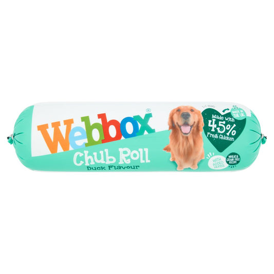 Webbox Chub Roll Duck Flavour 1-7 Years (720g × 15 × 1)