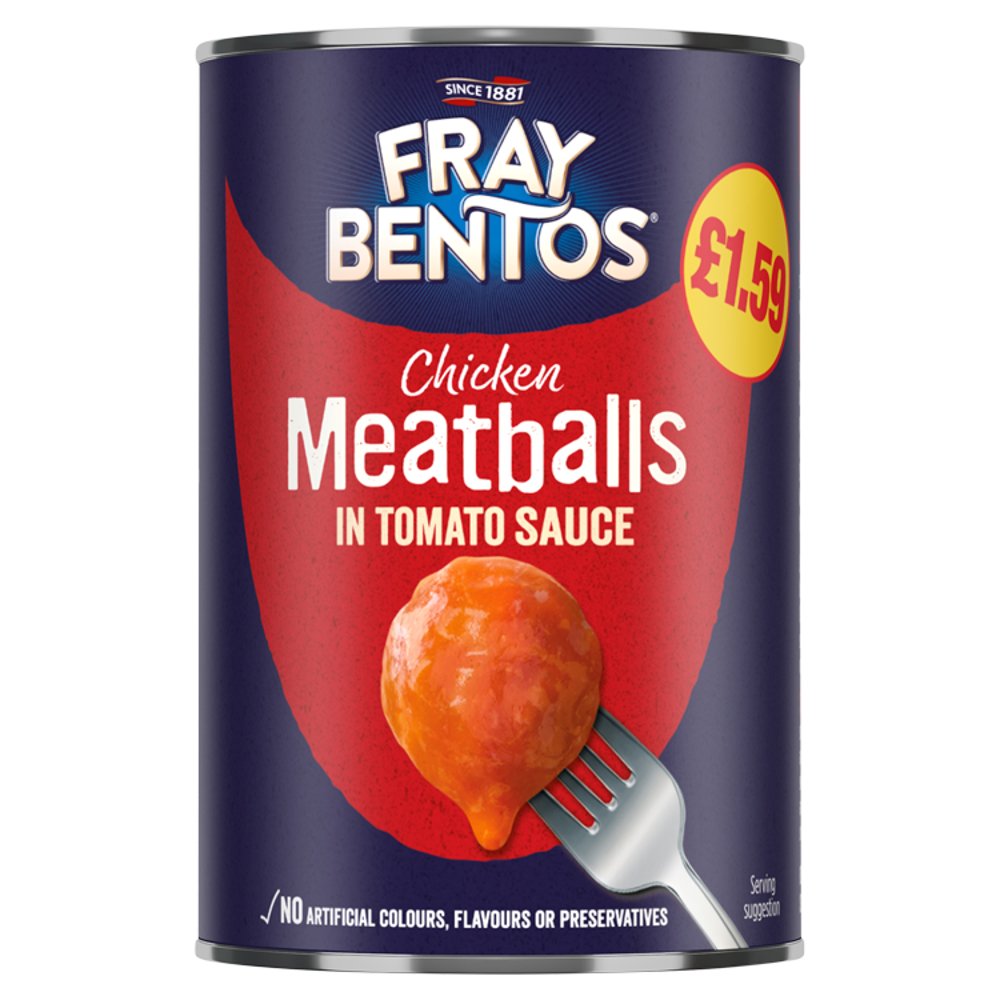 Fray Bentos Chicken Meatballs in Tomato Sauce (380g × 6 × 1)