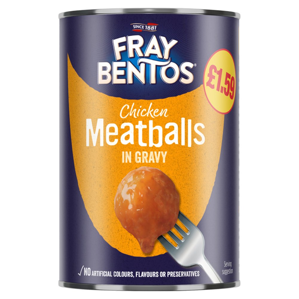 Fray Bentos Chicken Meatballs in Gravy (380g × 6 × 1)