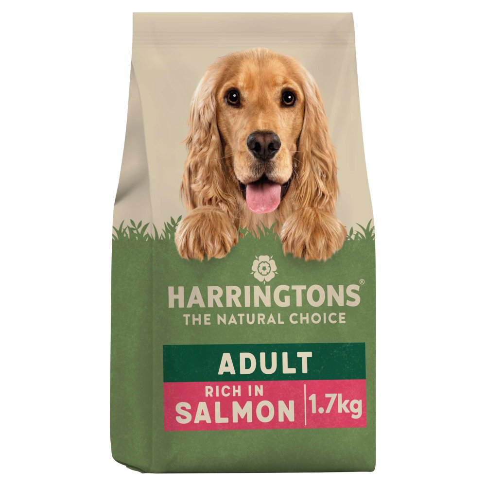 Harringtons Rich in Salmon & Potato Dry Adult Dog Food (1.7Kg × 4)