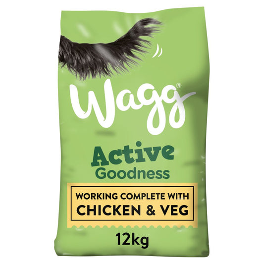 Wagg Active Goodness Rich in Chicken & Veg (12Kg × 1)