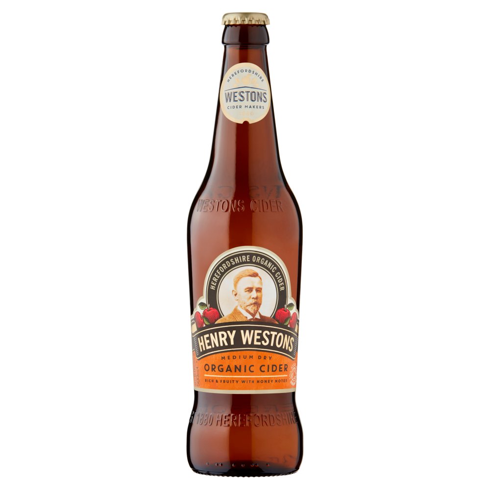 Henry Westons Organic Cider 500ml (500ml × 8 × 1)