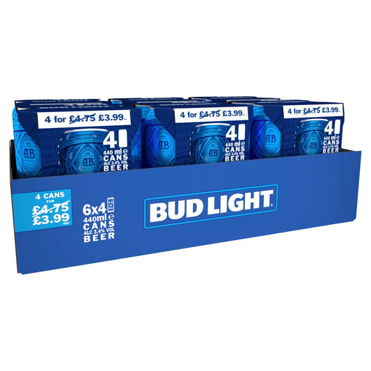 Bud Light Beer  (440ml × 6 × 1)