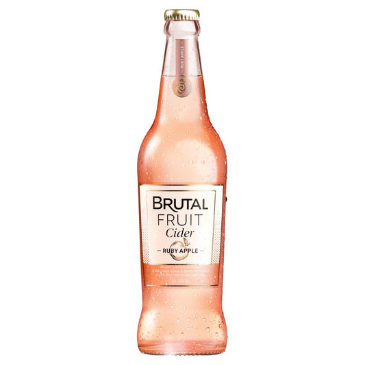 Brutal Fruit Cider, Ruby Apple. (500ml × 12 × 1)