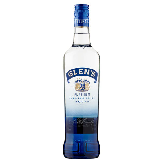 Glen's Platinum Premium Grain Vodka 70cl (70Cl × 6)