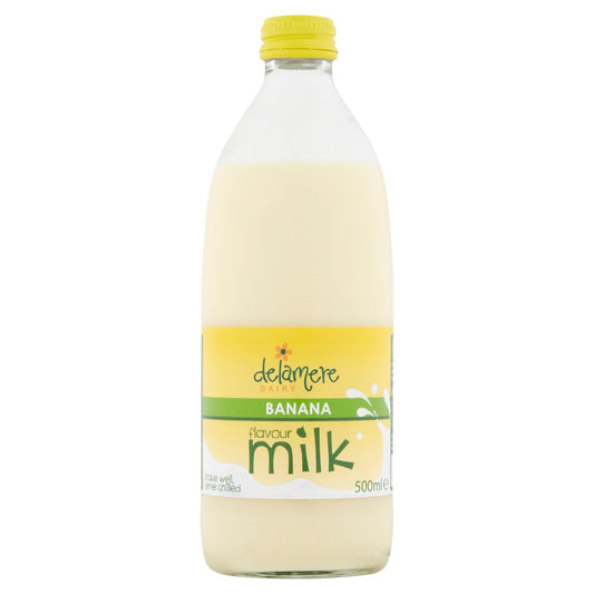 Delamere Dairy Banana Flavour Milk (500ml × 12)