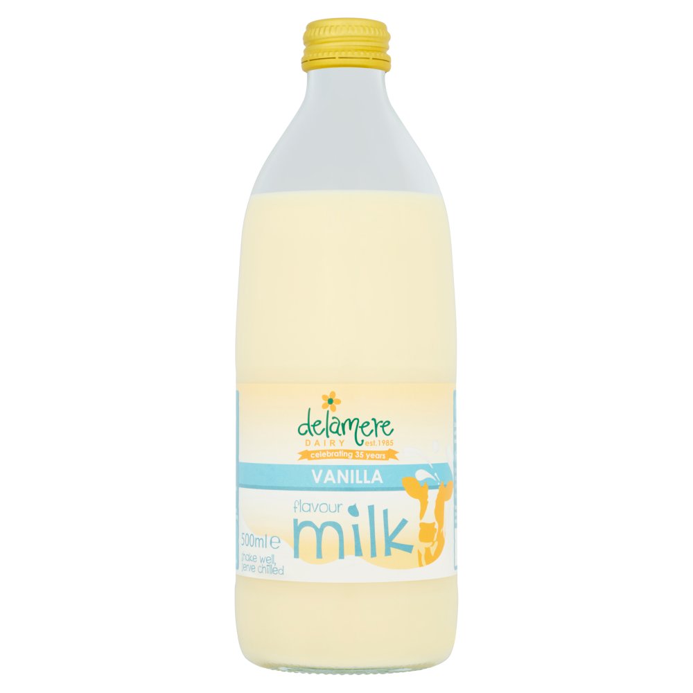 Delamere Dairy Vanilla Flavour Milk (500ml × 12)