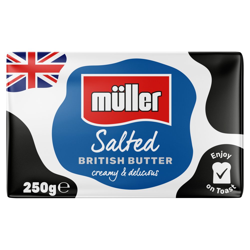 Müller Salted British Butter (250g × 20)