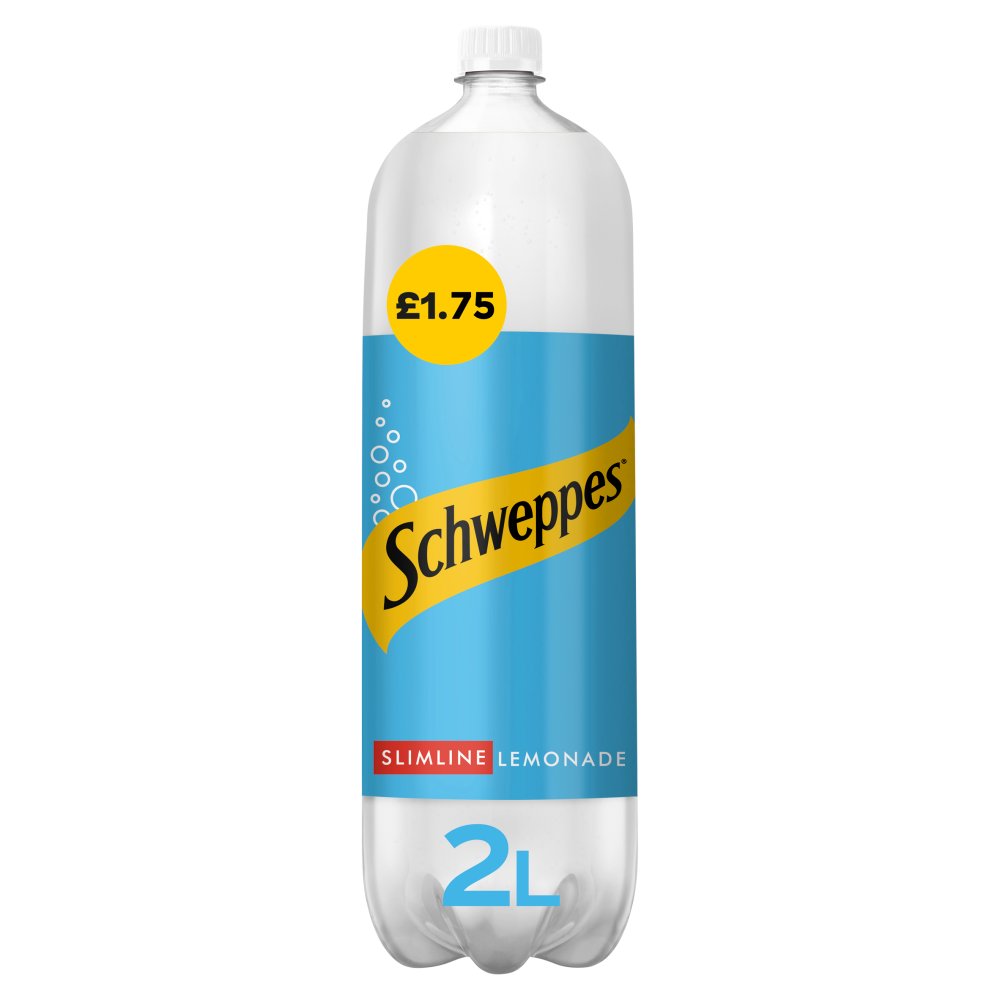 Schweppes Slimline Lemonade PMP £1.75 (2Ltr × 6 × 1)