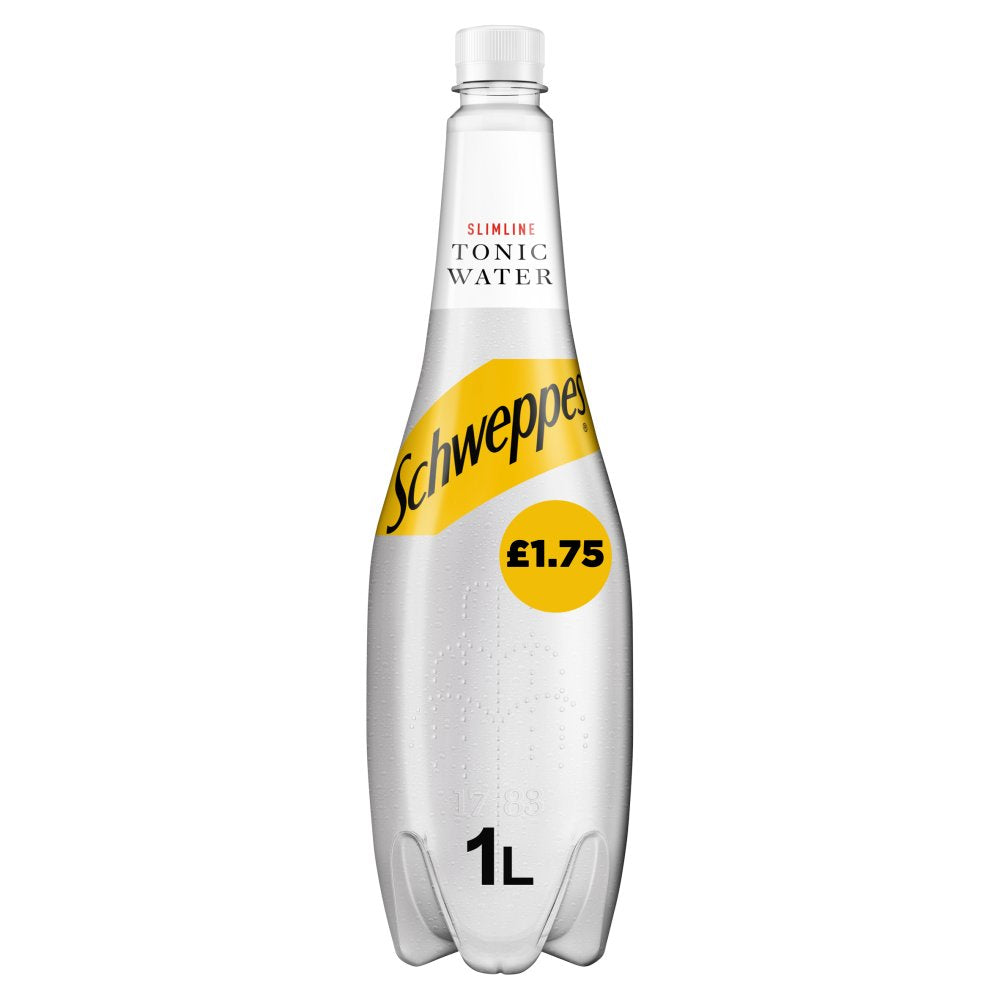 Schweppes Slimline Tonic Water PMP £1.75 (1Ltr × 6 × 1)