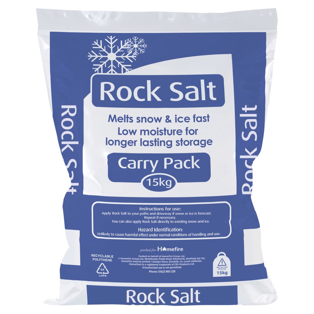 Homefire Rock Salt Carry Pack 15kg (Large × 1)