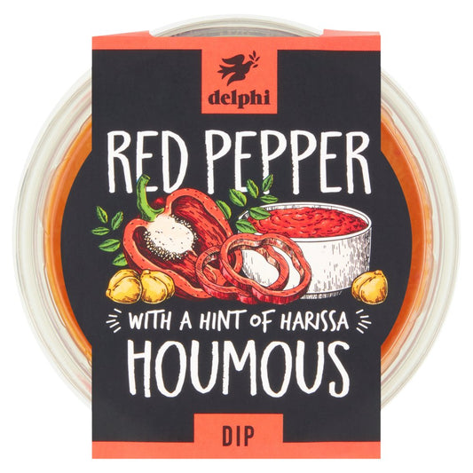 Delphi Red Pepper Houmous Dip (170g × 6)