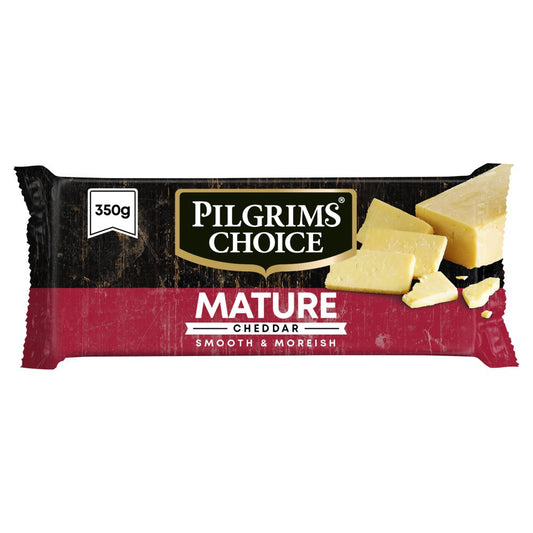 Pilgrims Choice Mature Cheddar (350g × 8)