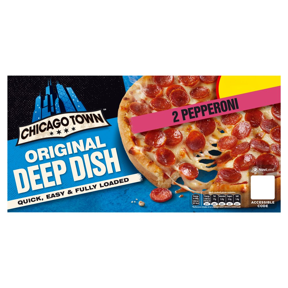 Chicago Town Deep Dish Pepperoni Mini Pizzas   (PMP) (310g × 12)