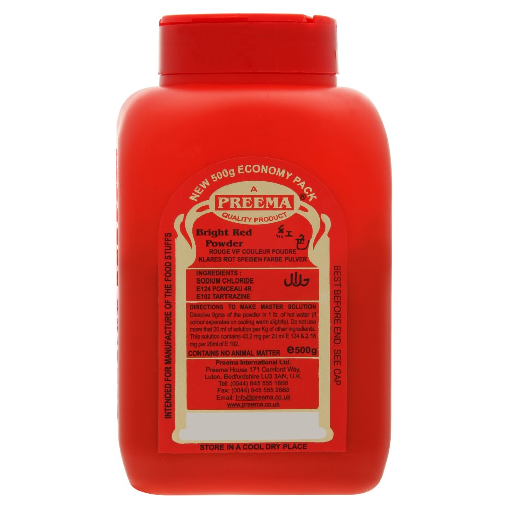 Preema Bright Red Powder (500g × 1)