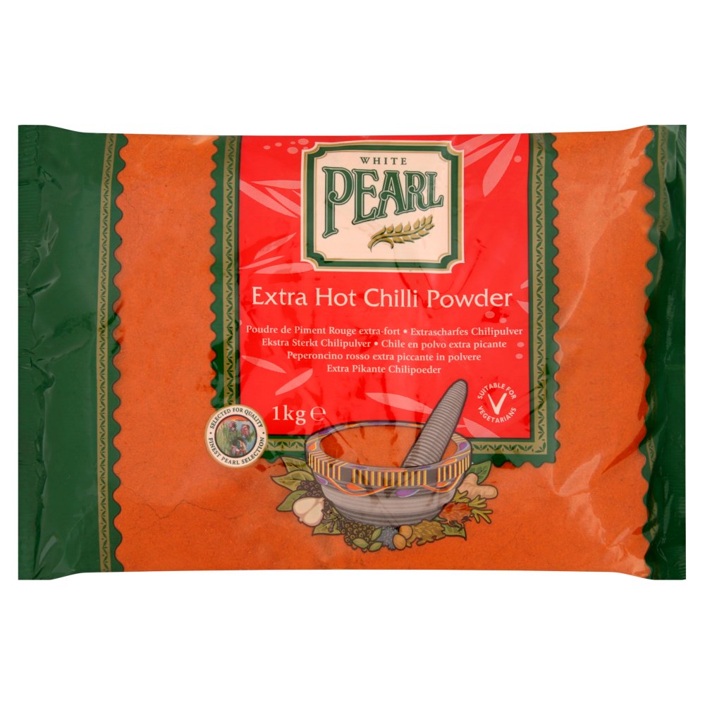 White Pearl Extra Hot Chilli Powder (1Kg × 6)