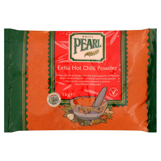 White Pearl Extra Hot Chilli Powder (1Kg × 6)