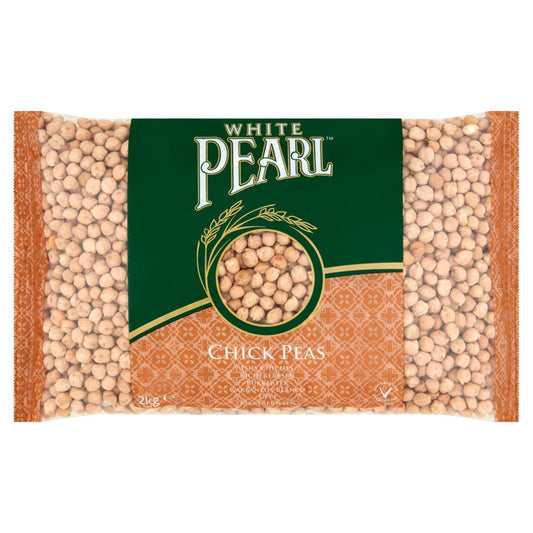 White Pearl Chick Peas (2Kg × 6)