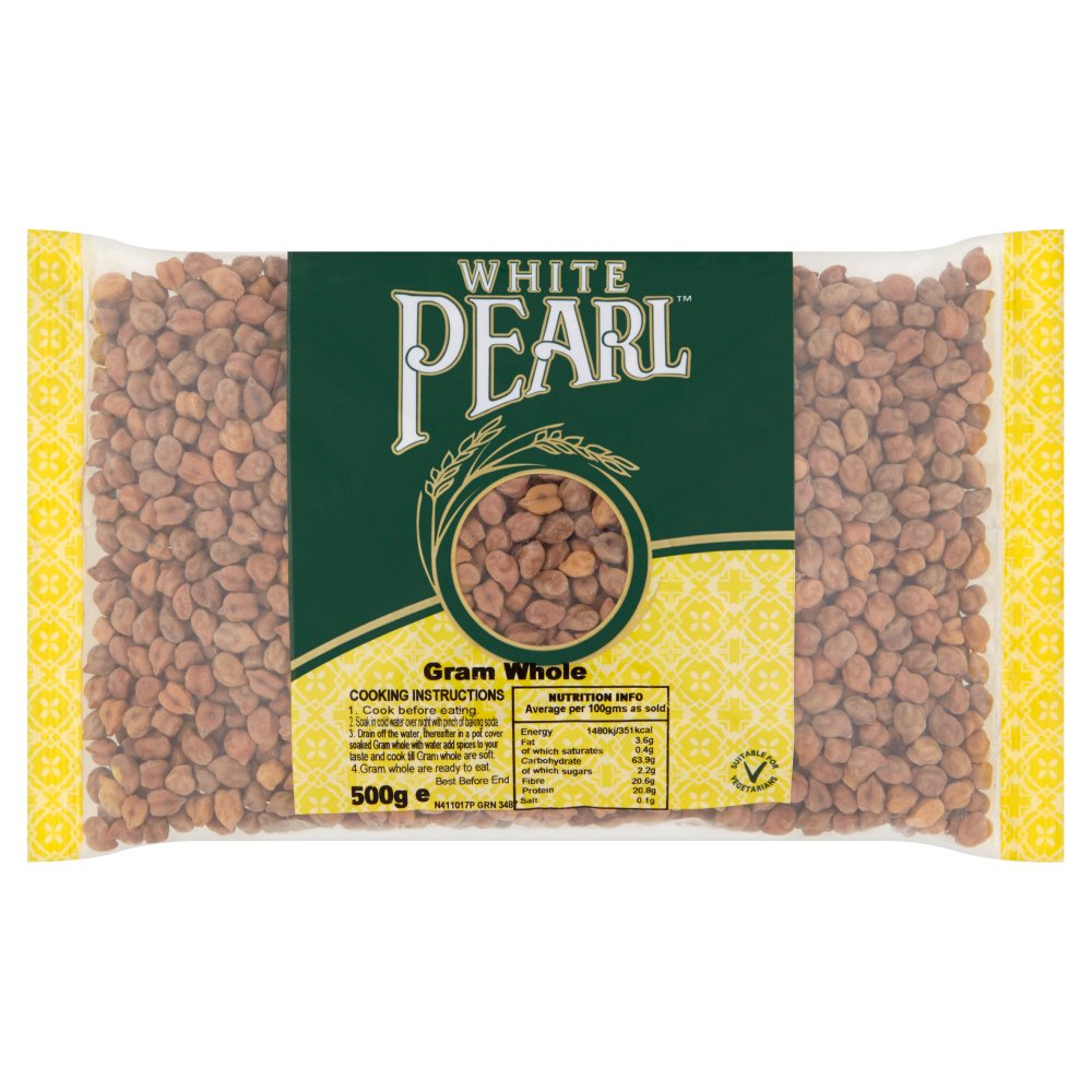 White Pearl Gram Whole (2Kg × 6)