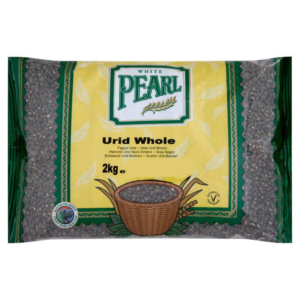 White Pearl Urid Whole (2Kg × 6)