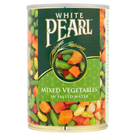 White Pearl Mixed Vegetables in Salted Water (400g × 12 × 1)