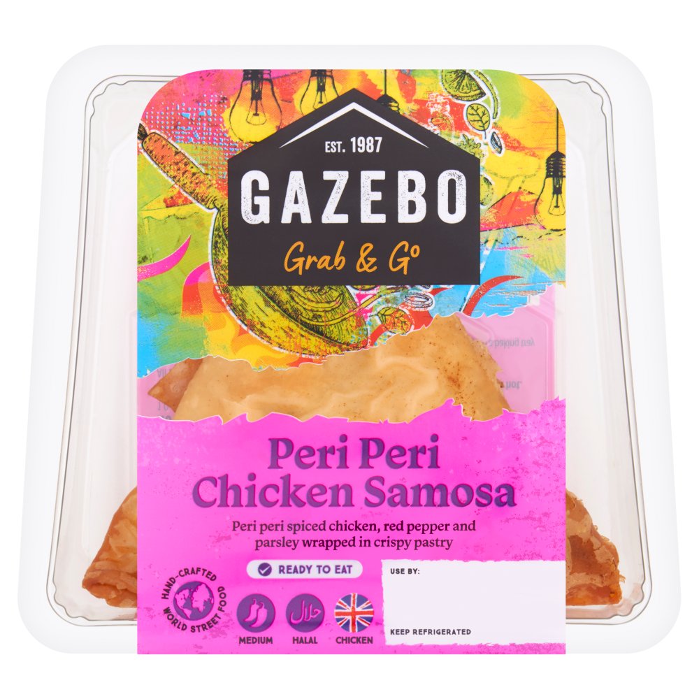 Gazebo Grab & Go Peri Peri Chicken Samosa (100g × 6)