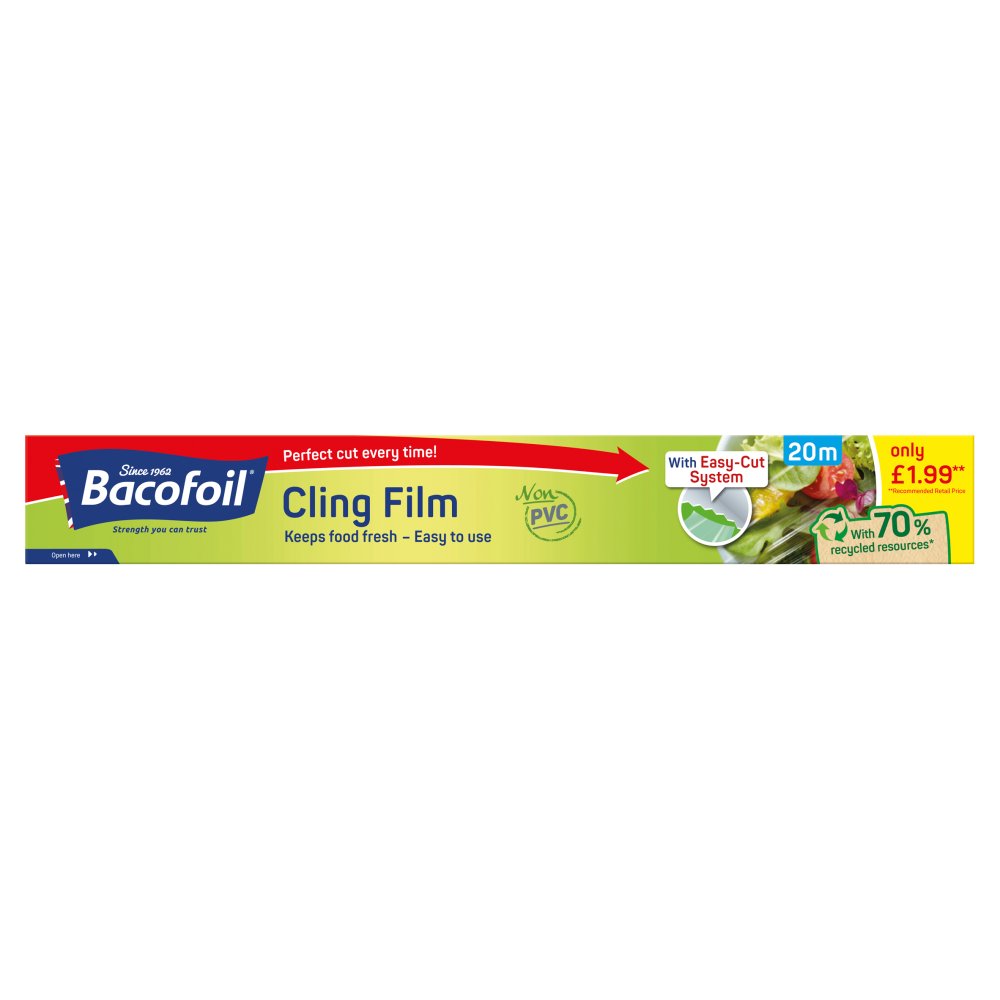 Bacofoil Cling Film 20m x 32.5cm (325Mmx20M × 6 × 1)