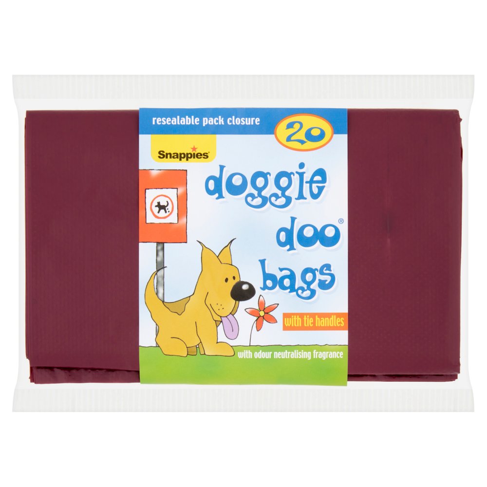 Snappies 20 Doggie Doo Bags (Pack × 5 × 4)