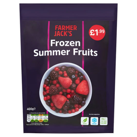 FARMER JACK'S Frozen Summer Fruits (400g × 10)