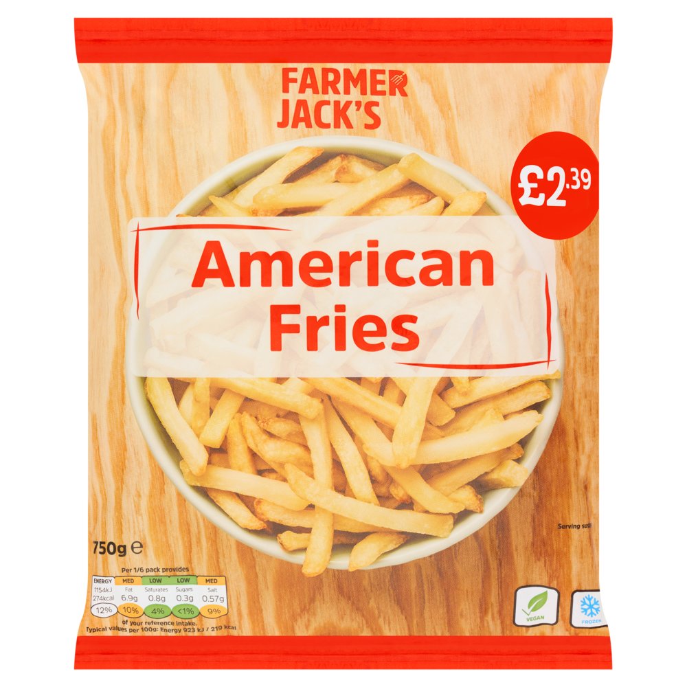 Farmer Jack's American Fries (750g × 12)