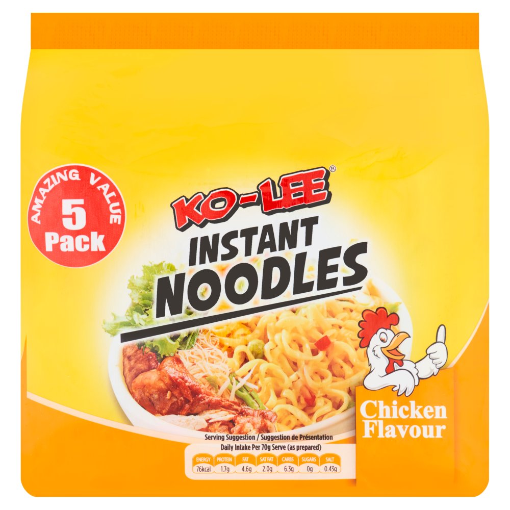 Ko-Lee Chicken Flavour Instant Noodles (70g × 6 × 1)