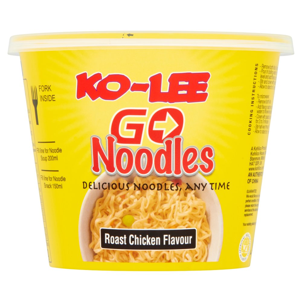 Ko-Lee Go Noodles Roast Chicken Flavour (65g × 6 × 1)