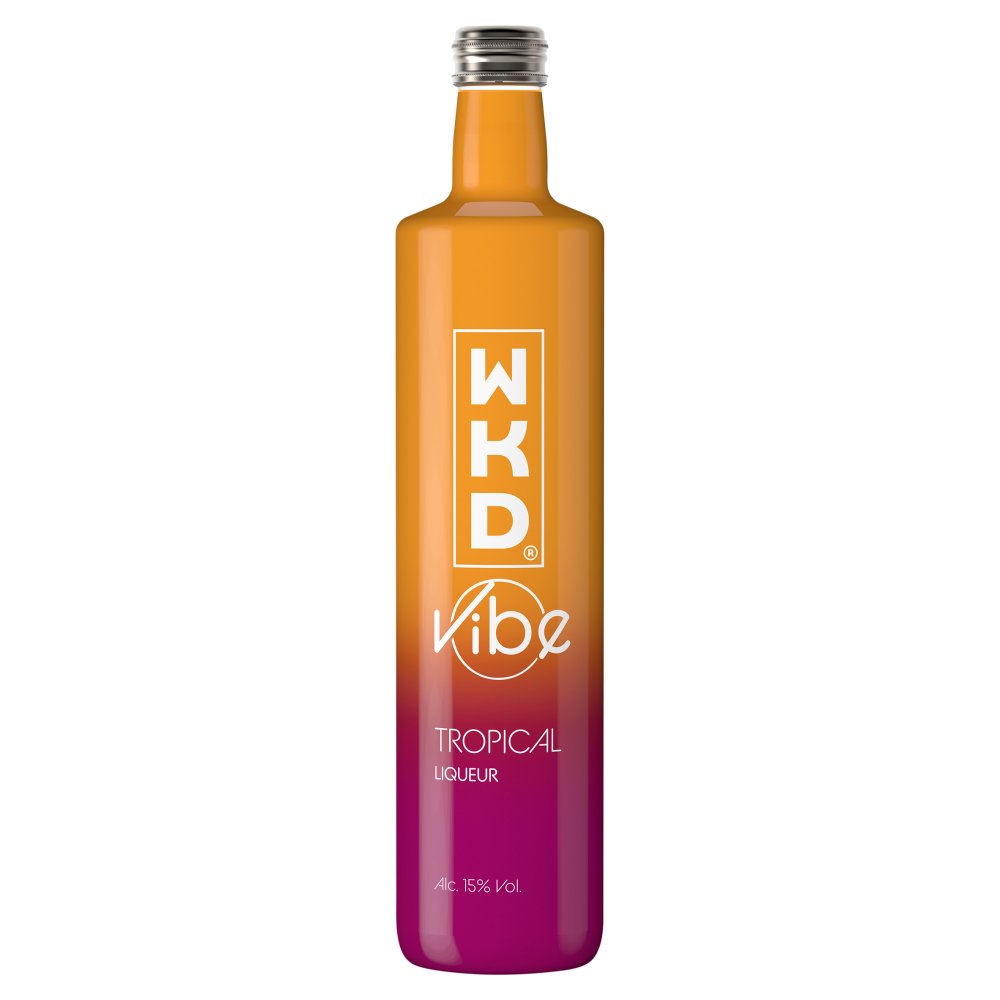 WKD Vibe Tropical Liqueur 500ml (50Cl × 6)