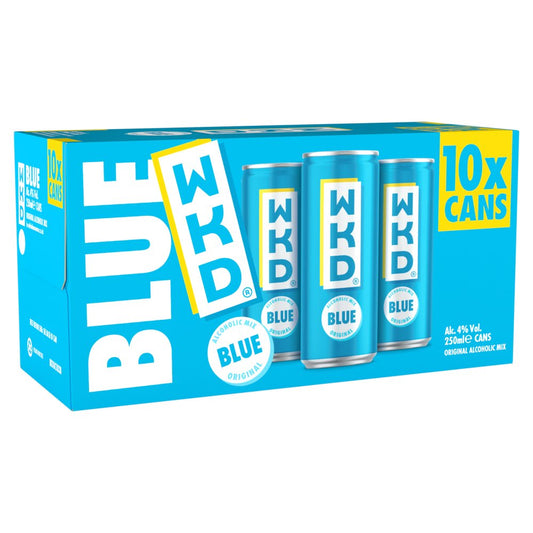 WKD 10 Alcoholic Mix Blue Original 250ml (250ml × 1)