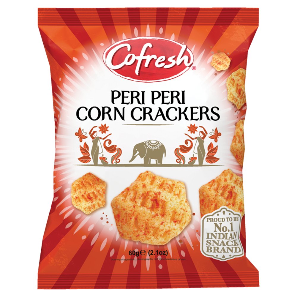 Cofresh Peri Peri Corn Crackers (I60g × 12 × 1)