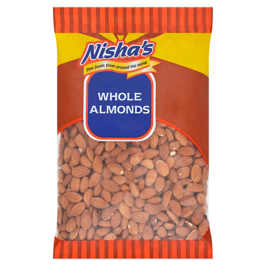 Nisha's Whole Almonds (1Kg × 8)