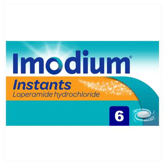 Imodium Instants For On-The-Go Diarrhoea Relief 6 Tablets (6s × 6 × 1)