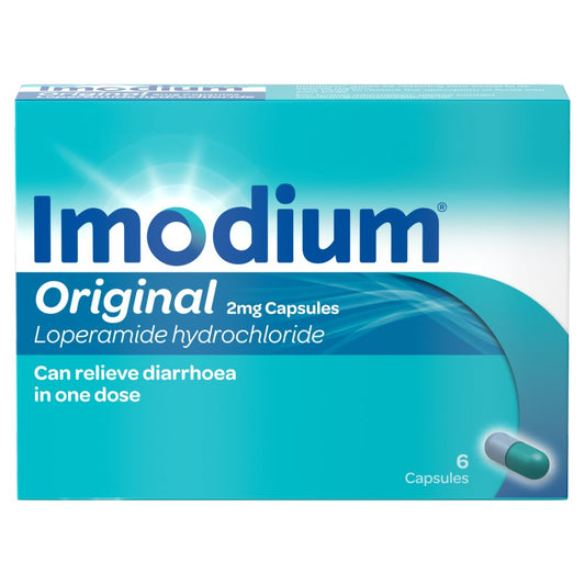 Imodium Original 2mg Capsules (6s × 6 × 1)