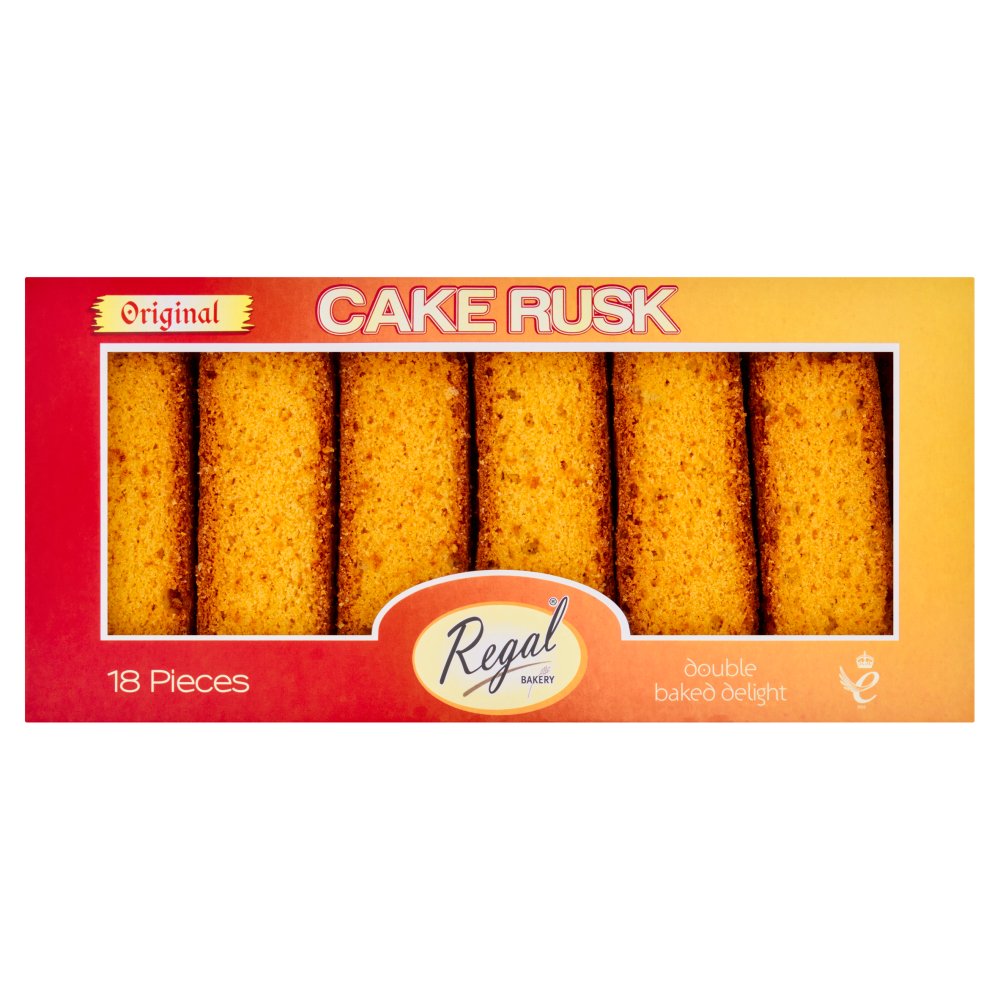 Regal Bakery 18 Original Cake Rusk (18pk × 8)