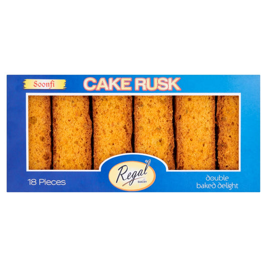 Regal Bakery 18 Soonfi Cake Rusk (18pk × 8)