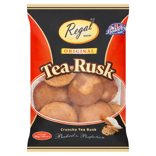 Regal Bakery Original Crunchy Tea Rusk (200g × 1)