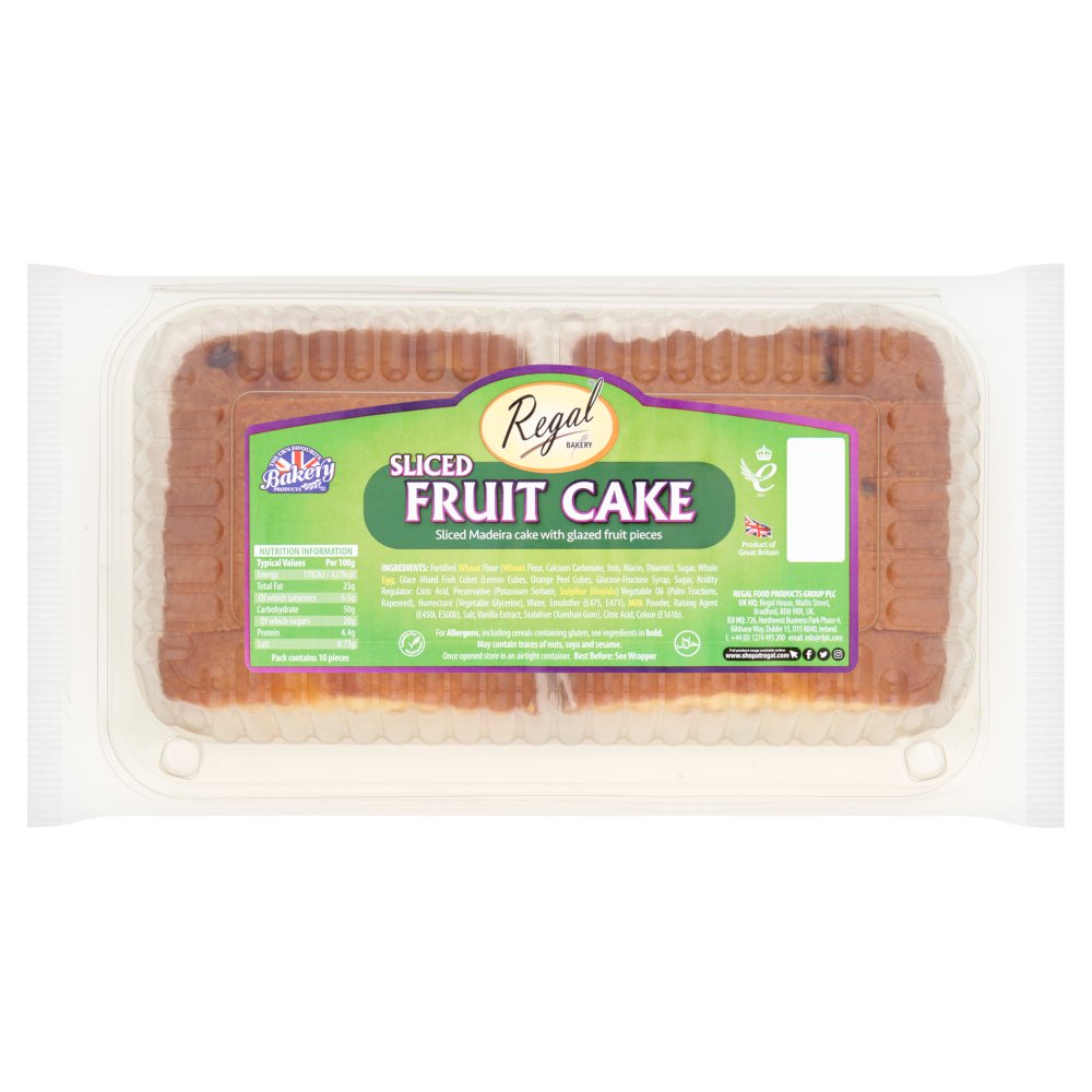 Regal Bakery Sliced Fruit Cake (10pk × 6)