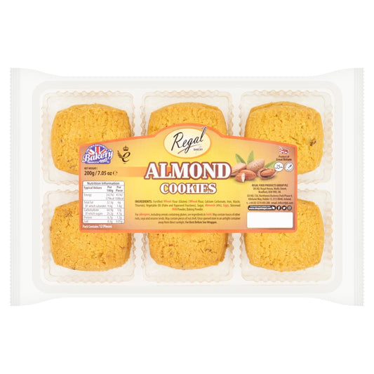 Regal Bakery Almond Cookies (12pk × 8)