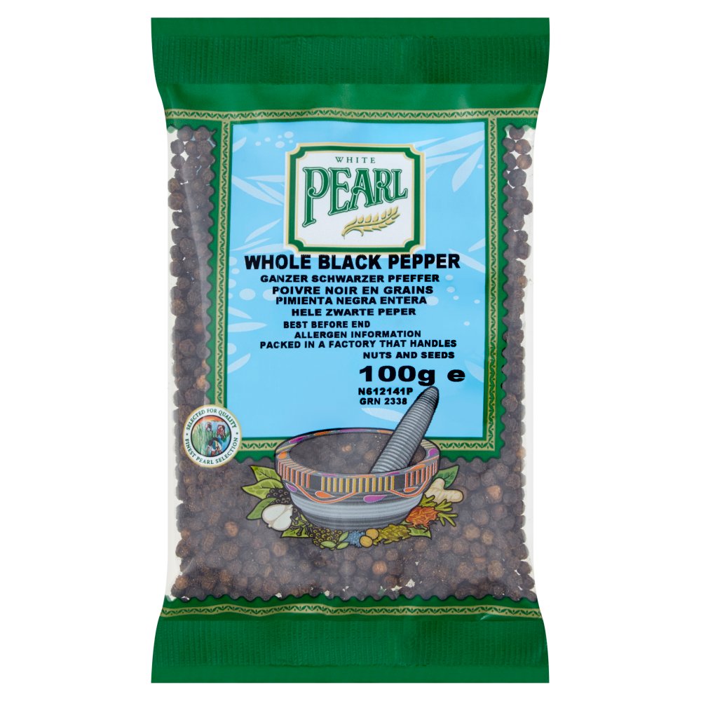 White Pearl Whole Black Pepper (100g × 12 × 1)