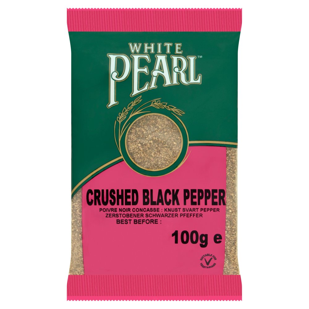 White Pearl Crushed Black Pepper (100g × 12 × 1)